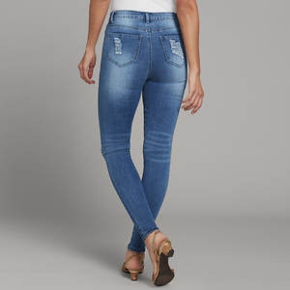 Floral Applique Jeans NEW - Picture 6 of 10